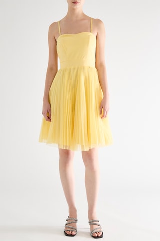 Robe plissée - Jaune