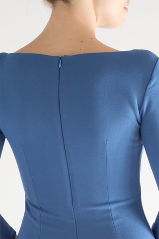 Robe fourreau - Bleu