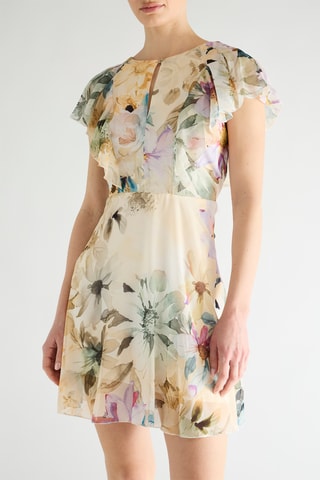Robe patineuse - Beige