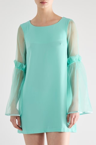 Robe droite - Vert d'eau