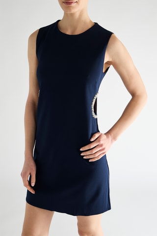 Robe droite - Bleu marine
