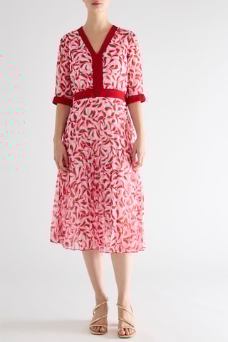 Robe midi - Rouge