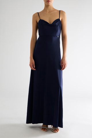 Robe longue - Bleu marine