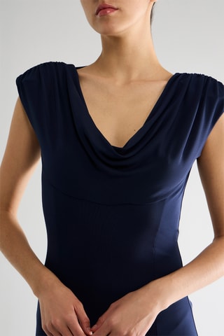 Robe longue - Bleu marine