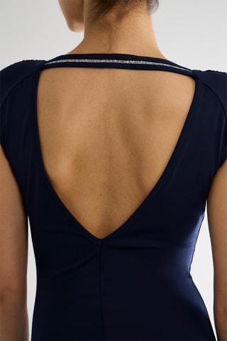 Robe longue - Bleu marine