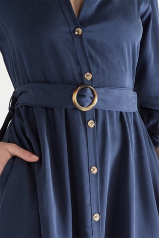 Robe chemise - Bleu