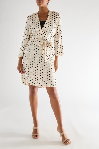 Robe midi - Beige