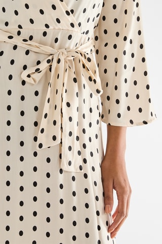 Robe midi - Beige