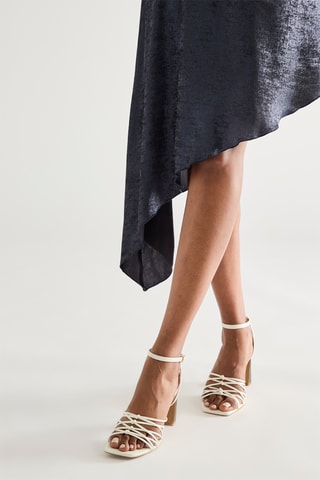 Robe asymétrique - Bleu marine