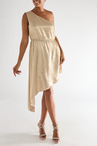 Robe asymétrique - Doré