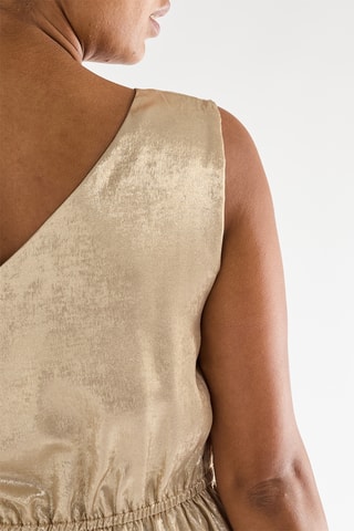 Robe asymétrique - Doré