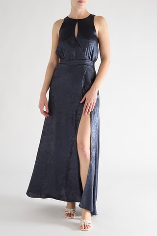 Robe longue - Bleu marine