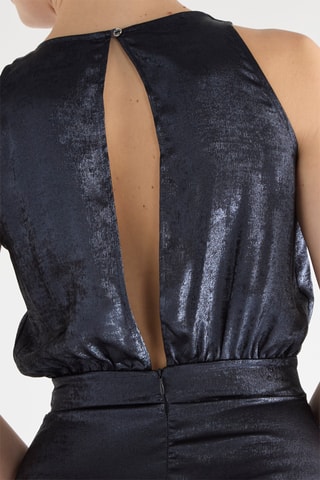 Robe longue - Bleu marine