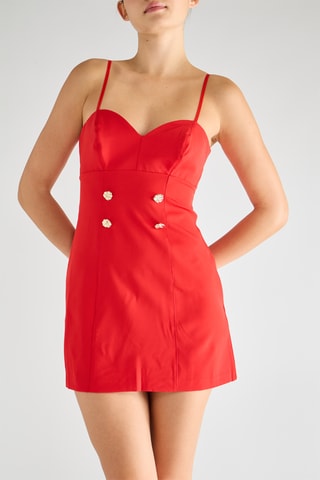 Robe fourreau - Rouge