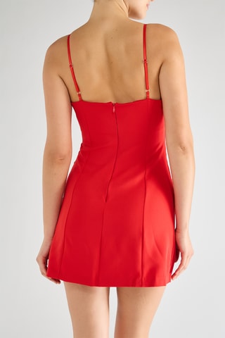 Robe fourreau - Rouge