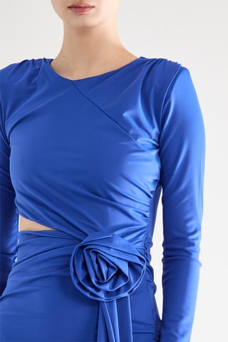 Robe fourreau - Bleu