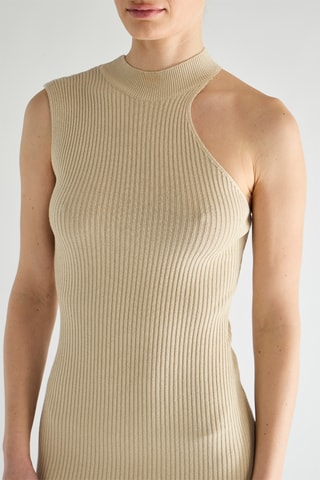 Robe fourreau - Beige