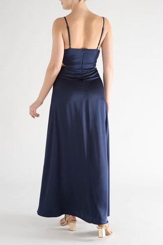 Robe longue - Bleu marine