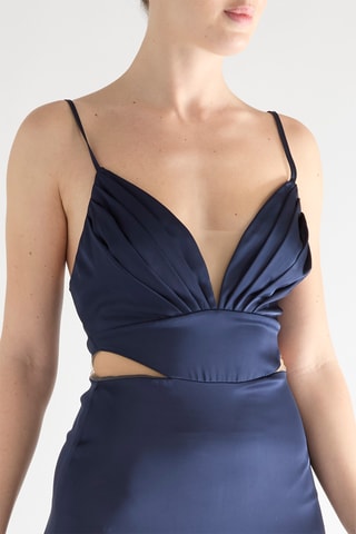 Robe longue - Bleu marine