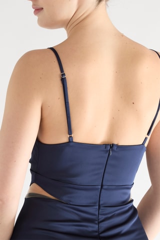 Robe longue - Bleu marine