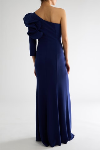 Robe asymétrique - Bleu marine
