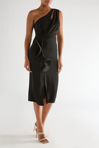 Robe asymétrique - Noir