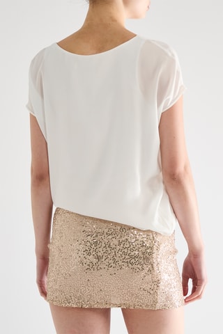 Robe trompe l'œil - Blanc