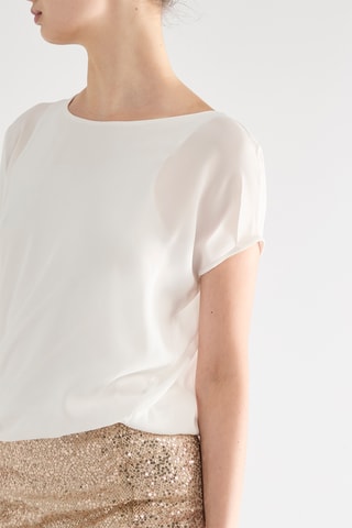 Robe trompe l'œil - Blanc