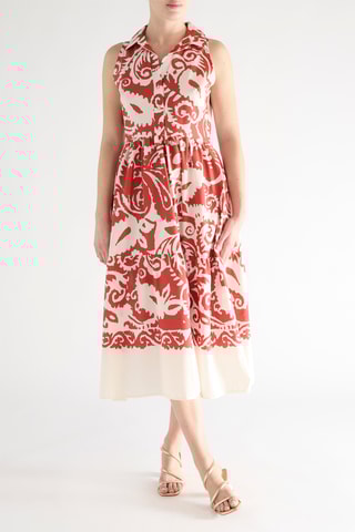 Robe midi - Rouge