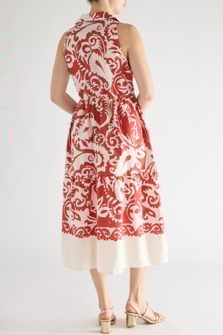 Robe midi - Rouge