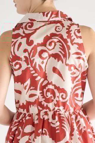 Robe midi - Rouge
