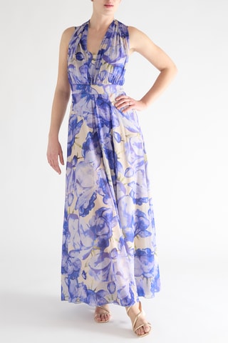 Robe longue - Bleu