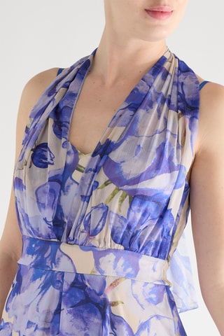 Robe longue - Bleu