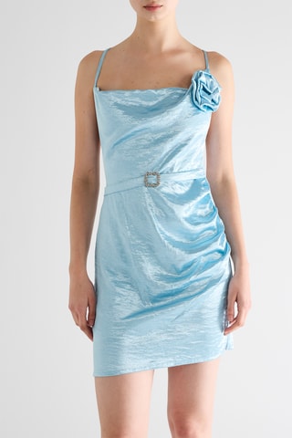 Robe fourreau - Bleu