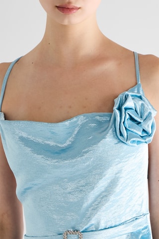 Robe fourreau - Bleu