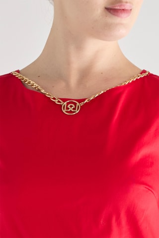 Robe droite - Rouge
