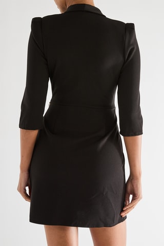 Robe portefeuille - Noir