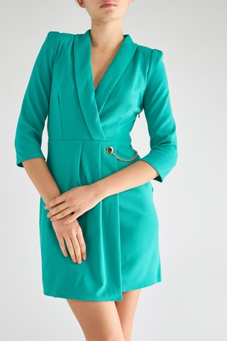 Robe portefeuille - Vert
