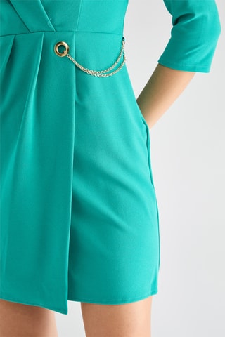 Robe portefeuille - Vert