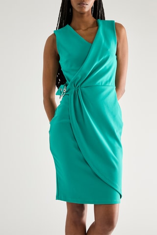 Robe portefeuille - Vert
