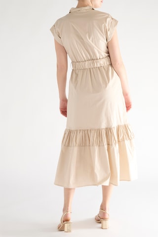 Robe midi - Beige