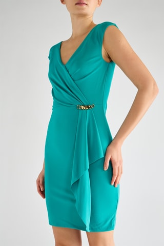 Robe fourreau - Vert