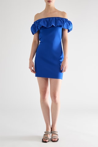 Robe droite - Bleu