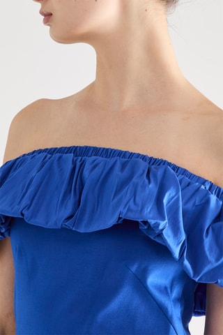 Robe droite - Bleu