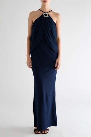 Robe longue - Bleu marine