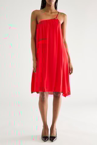 Robe asymétrique - Rouge