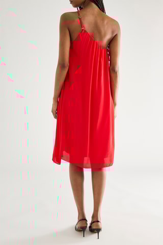 Robe asymétrique - Rouge