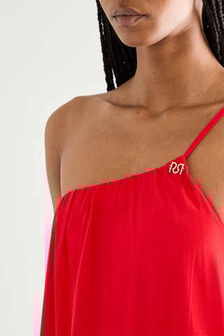 Robe asymétrique - Rouge