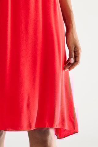Robe asymétrique - Rouge