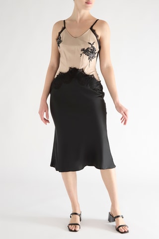 Robe midi - Beige